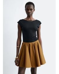 & Other Stories - Fitted Open-Back T-Shirt - Lyst