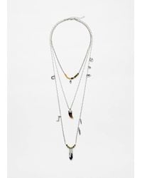 & Other Stories - Layered Pendant Necklace - Lyst