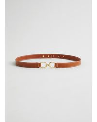 & Other Stories - Mid-Waist Leather Belt - Lyst