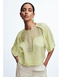 & Other Stories - Contrast-panel Top - Lyst