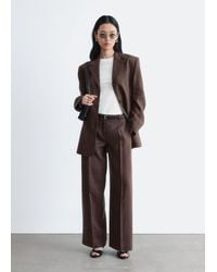 & Other Stories - Tailored Linen Trousers - Lyst