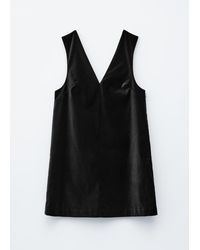 & Other Stories - V-Neck Velvet Mini Dress - Lyst