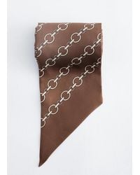 & Other Stories - Slim Silk Print Scarf - Lyst