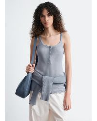 & Other Stories - Scalloped Tank Top - Lyst