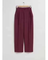 & Other Stories - Relaxed Tailored Trousers - Lyst
