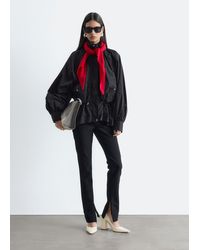 & Other Stories - Nylon Funnel-Collar Jacket - Lyst