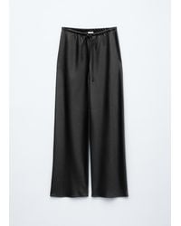 & Other Stories - Drawstring Satin Trousers - Lyst