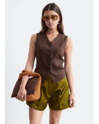 & Other Stories - Linen Waistcoat - Lyst