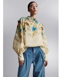 & Other Stories - Extended-shoulder Blouse - Lyst