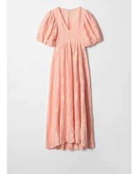 & Other Stories - Maxikleid Mit Puffärmeln - Lyst