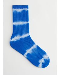 & Other Stories - Ribbed Tie-dye Socks - Lyst