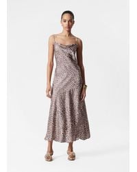 & Other Stories - Satin Slip Midi Dress - Lyst