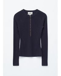 & Other Stories - Half-Placket Merino Wool Top - Lyst