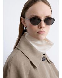 & Other Stories - Wire-Frame Oval Sunglasses - Lyst