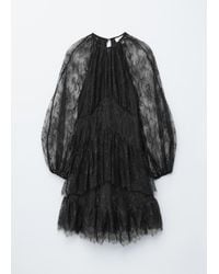& Other Stories - Lace Frill Mini Dress - Lyst