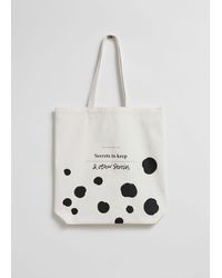 & Other Stories - Cotton Canvas Tote - Lyst