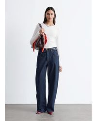 & Other Stories - Long-Sleeve Cotton Top - Lyst