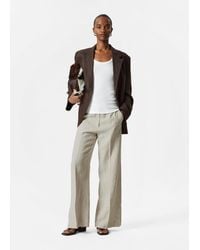 & Other Stories - Tailored Linen Trousers - Lyst