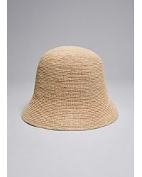& Other Stories - Woven Straw Bucket Hat - Lyst