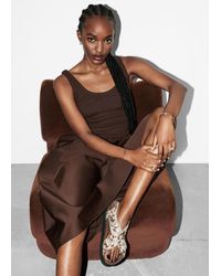 & Other Stories - Criss-Cross Leather Sandals - Lyst