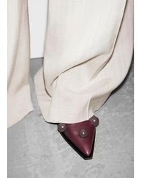 & Other Stories - Beaded Leather Mules - Lyst