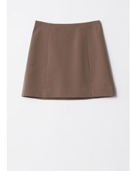 & Other Stories - High-Waist Mini Skirt - Lyst
