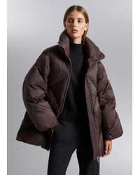 & Other Stories - Oversized Quilted Puffer Jacket - Lyst