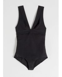 & Other Stories - V-neck Swimsuit - Lyst