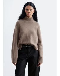 & Other Stories - Wool-Cashmere Mock Neck Jumper - Lyst