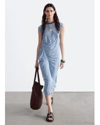 & Other Stories - Boat-Neck Midi Dress - Lyst