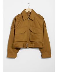 & Other Stories - Belted Patch-Pocket Jacket - Lyst