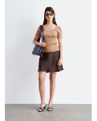 & Other Stories - Bias-Cut Mini Skirt - Lyst