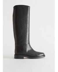 & Other Stories - Leather Riding Boots - Lyst