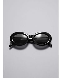 & Other Stories - Oval Frame Sunglasses - Lyst
