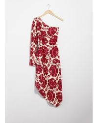& Other Stories - Asymmetric One-Shoulder Midi Dress - Lyst