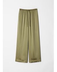 & Other Stories - Drawstring Satin Trousers - Lyst