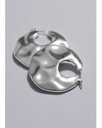& Other Stories - Organic Shaped Sculptural Hoops - Lyst