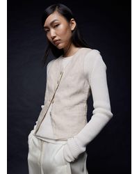 & Other Stories - Tailored Linen Vest - Lyst