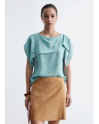& Other Stories - Silk Scarf‑Detail Top - Lyst