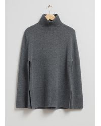 & Other Stories - Oversized Turtleneck Wool Jumper - Lyst