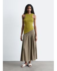 & Other Stories - Pleated Midi Skirt - Lyst
