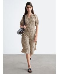 & Other Stories - Tie-Waist Midi Dress - Lyst