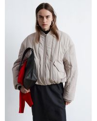 & Other Stories - Oversized Bomber Jacket - Lyst