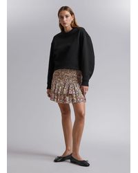 & Other Stories - Ruffled Mini Skirt - Lyst