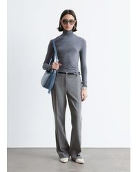 & Other Stories - Flared Press-Crease Trousers - Lyst