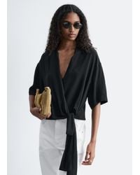 & Other Stories - Wrap-Front Blouse - Lyst