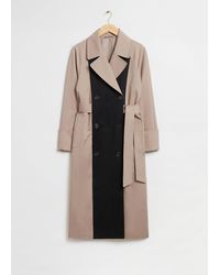 & Other Stories - Relaxed Double-breasted Trench Coat - Lyst