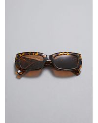 & Other Stories - Rectangular-frame Sunglasses - Lyst