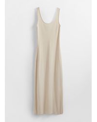 & Other Stories - Rib-Knit Tank Midi Dress - Lyst