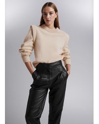 & Other Stories - Extended Shoulder Merino Sweater - Lyst